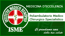 ISME - Istituto Medico Europeo Palermo, direttore sanitario Salvatore Piscitello, CONVENZIONATO SSN SERVIZIO SANITARIO NAZIONALE, Allergologia e Immunologia clinica, Audiologia, Chirurgia Ambulatoriale, Chirurgia Estetica, Chirurgia Funzionale ed estetica del naso, Chirurgia Generale, Chirurgia Laparoscopica, Chirurgia Plastica e Ricostruttiva, Dermatologia e Venereologia, Diagnostica per immagini, Endocrinologia e malattie del ricambio, Foniatria, Ginecologia ed Ostetricia, Medicina Interna, Oculistica, Otorinolaringoiatria e Chirurgia Cervico - Facciale, Otorinolaringoiatria Pediatrica, Pediatria e Neonatologia, Psicologia Clinica, CONVENZIONATO PALERMO, SSN PALERMO